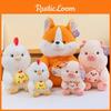 Pig Fox Dog Plush Toy Stuffed Animal Doll Cartoon Decoration Kids Gift Cute