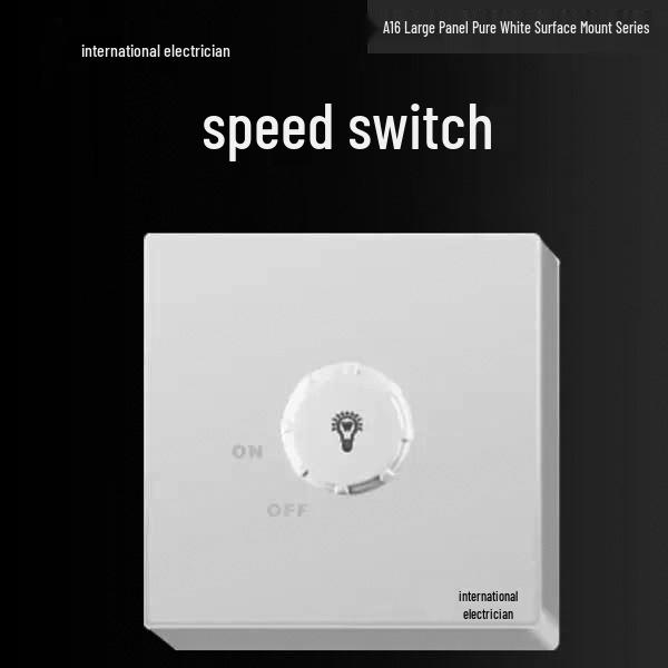 Сверхтонкая 16A накладная электрическая розетка с пятиконтактной настенной панелью для бытового использования и использования с кондиционером