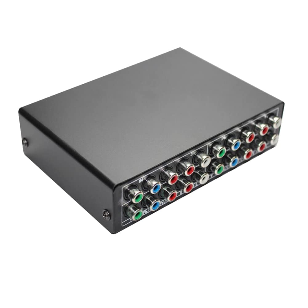 Компонентный RGB-переключатель Dovhmoh 5 YPBPR для PS2, DVD-плеера и ТВ, 3-жильный кабель, переключатель, коммутатор.
