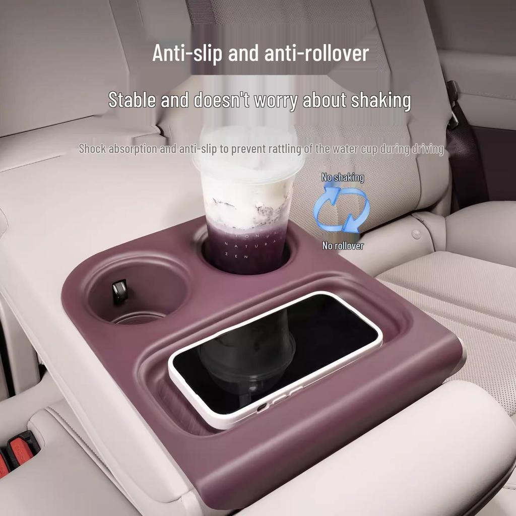 Xiaomi YU7 Rear Seat Silicone Cup Holder Anti-Slip Mat
