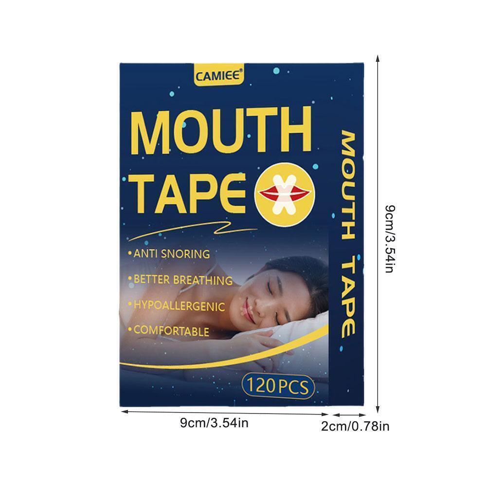 120 шт. пластырь для дыхания через рот X-образная лента для уменьшения храпа полоски для рта H6F1