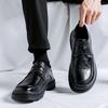 Fashion Autumn Men Platform Breathe Small Leather Shoes New Fashion Trend Versatile Japan Korean Business Casual Shoes Suit Men Shoes