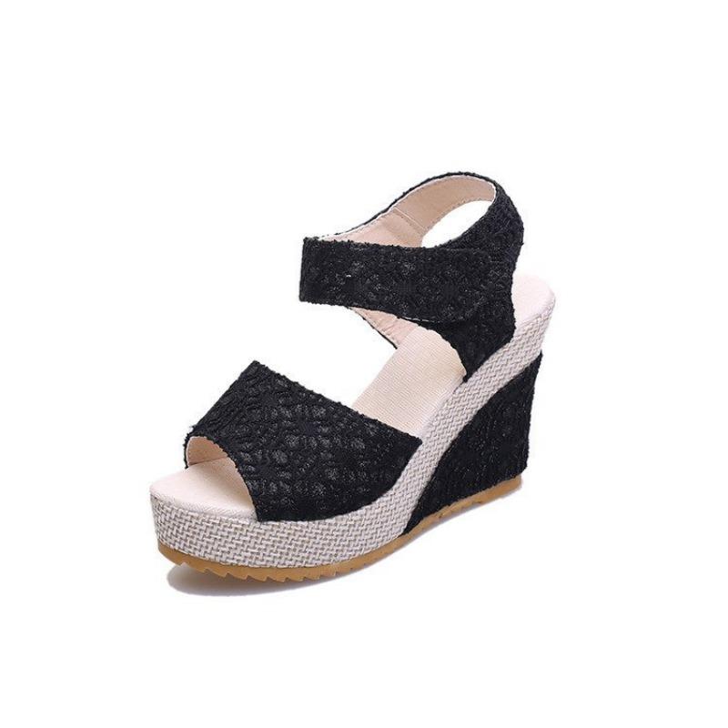 Shoes for Women Plus Size 35-40 2025 Summer Elegant Women Platform Sadals Non-slip Wedges Sandalias Mujer Casual Beach Shoes