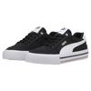 Puma Кеды Court Classic Vulc Унисекс Низкие Тканевые На шнурках Круглый носок Для скейтбординга Черно-белые 396353-03