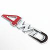Car Tail Rear Side 4WD Sticker 3D Chrome Metal Badge Emblem Decal Styling for SUV Ford Toyota Jeep