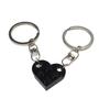 1 Pair Detachable Heart Pendant Keychain Matching Brick Key Ring Couple Lover Key Chain Valentine Day Gift