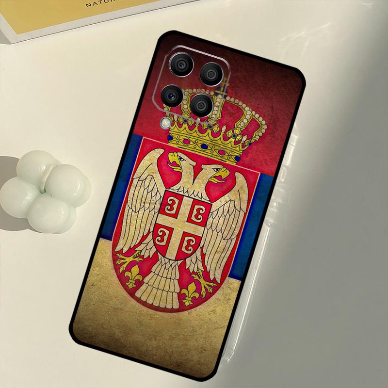 Serbia Flag For Samsung Galaxy M31 M16 M11 M21 M13 M33 M35 M53 M55 M15 M14 M34 M54 M12 M32 M52 M06 Case