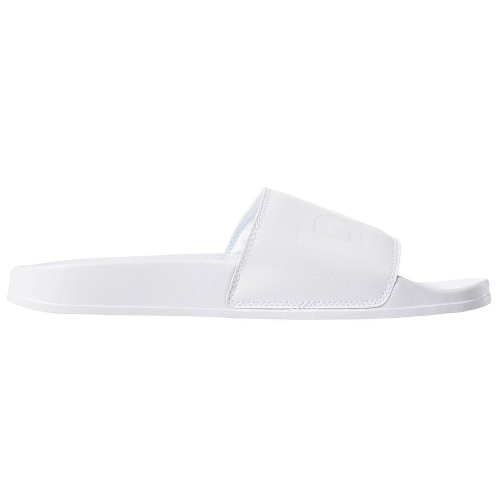 Reebok Classic Slide Soft Sole Simple Comfortable Flat Sports Rubber Sole Slide Sandals Unisex Sandals Pure-White DV3697