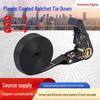 Plastic Coated Polyester Ratchet Straps - Hookless Cargo Tighteners & Luggage Rack Fasteners