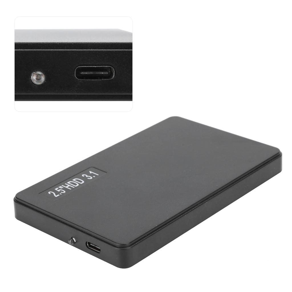 Мобильный жесткий диск 2,5 дюйма внешний корпус USB3.1 высокоскоростной диск базовое хранилище YD0015 черный 500G