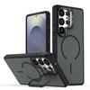 Матовая противоударная чехол-накладка Samsung S26 Series с цветовыми блоками