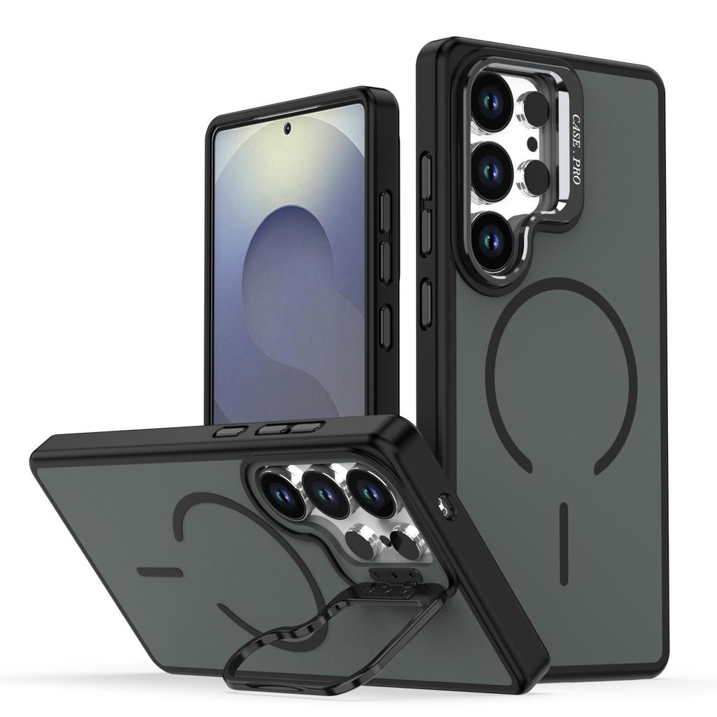 Матовая противоударная чехол-накладка Samsung S26 Series с цветовыми блоками