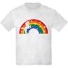 CafePress Ретро Радужный Единорог Футболка для Подростков и Детей Хлопковая Футболка