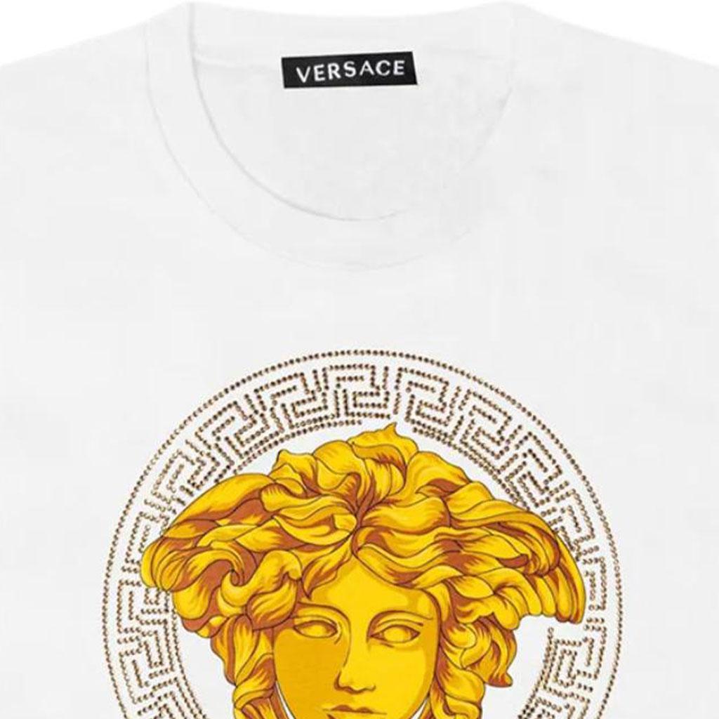 VERSACE Medusa Logo T Shirt 1006193-1A04213-1W000
