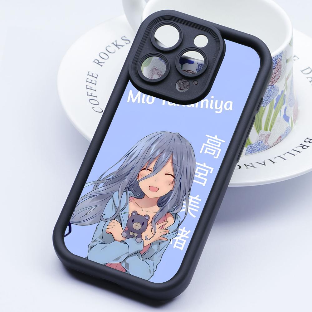Date a Live Mio Takamiya Phone Case for iPhone 17 16 15 14 13 12 11 Air Pro Max Plus Thicken TPU Colorful Cover Cover Pretty
