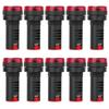 10 Pcs BERM? LED Buzzer AD16?22SM Red Light Flash Alarm Indicator Lamp with Buzzer ACDC12V