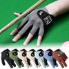 1 шт. профессиональные перчатки для бильярда с половиной пальцев для левой руки, дышащие износостойкие перчатки из ледяного шелка с нескользящей прокладкой, самоклеящаяся ткань, фиксированная