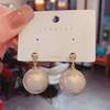 Elegant Pearl Drop Earrings: Luxury European & American Style, Silver Studs, Trendy 2024 Design for Women