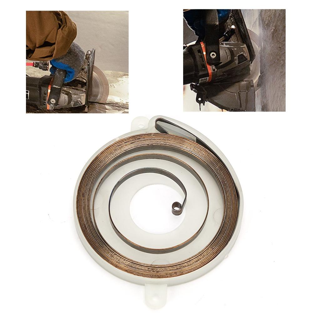 2PCS White Rewind Spring Kit 2 Hole Starter Spring Starter Recoil Spring for Stihl TS410 TS420