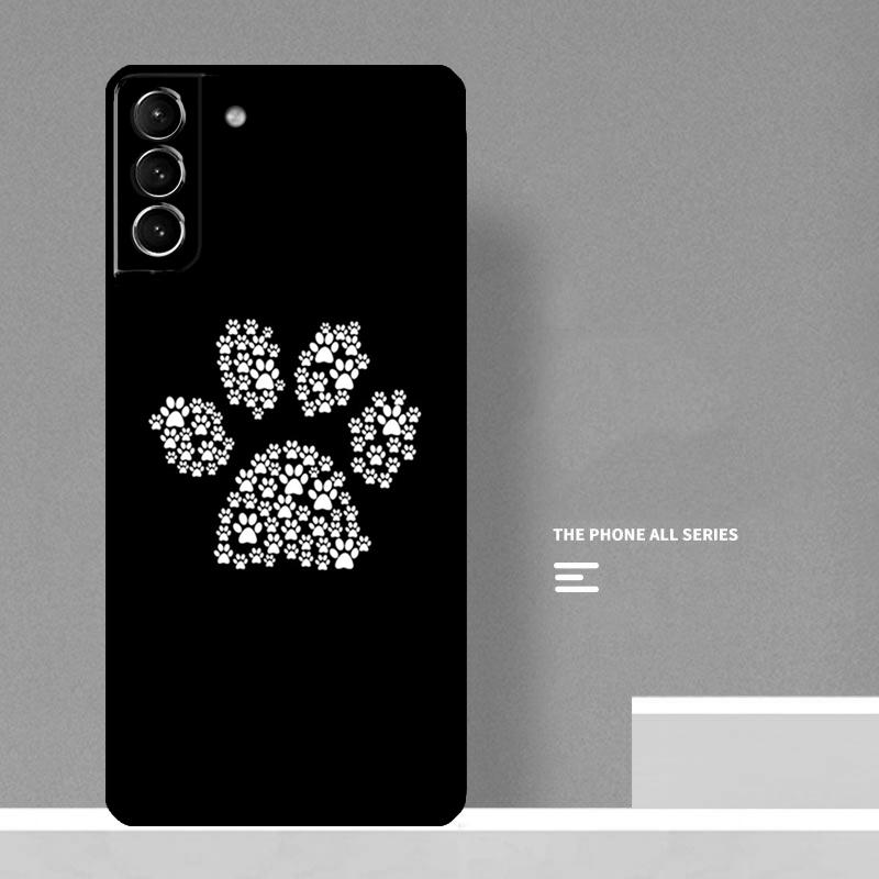 Dog Paw Phone Case For Samsung Galaxy S25 S26 Ultra S20 S21 S22 S23 S24 Plus S10 S25 FE Cover Coque