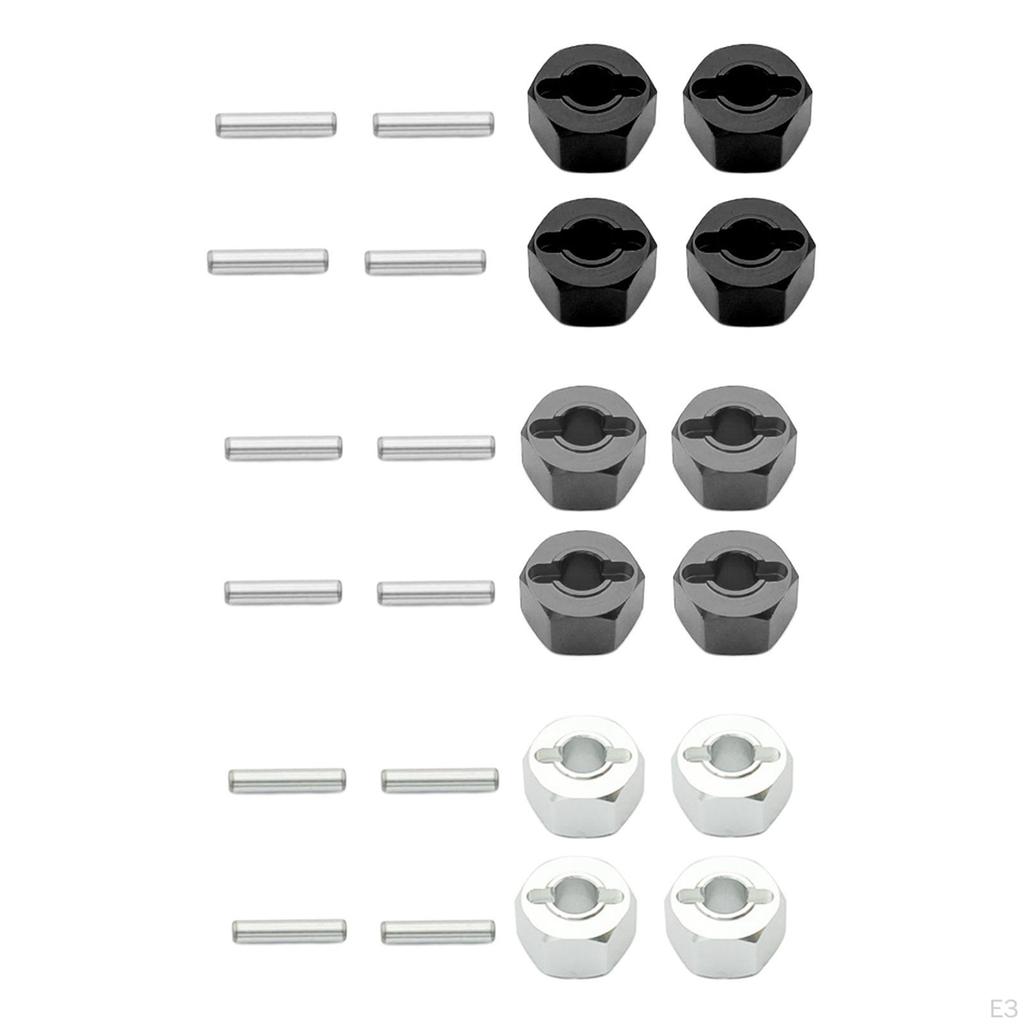 4 Pack of Hex Wheel Hubs for RC Car :16 Scale Including 16209