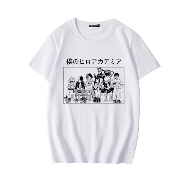 2020 My Hero Academia Anime Print Fun Top Casual Summer Harajuku Dabi Cute T-shirt Japan Boku No Hero T-shirt