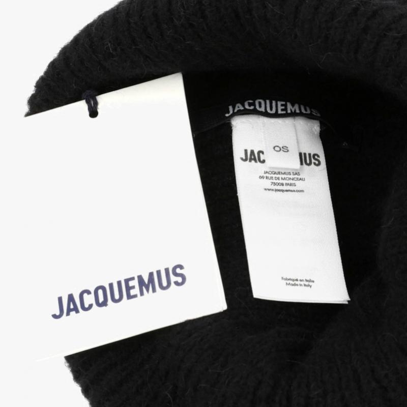 Jacquemus Le Bon Крупнозернистая шапка с логотипом из грогрена Acu00666ak00227