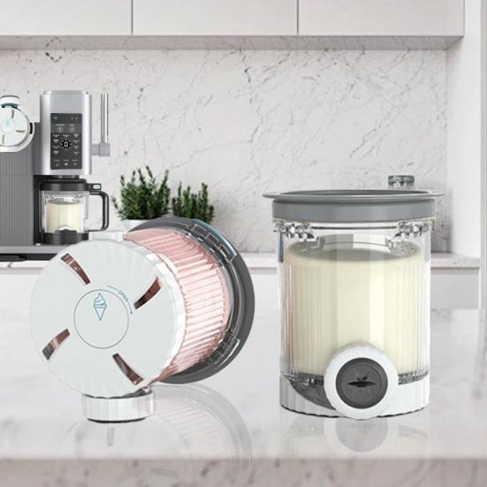 Контейнер для хранения мороженого, совместимый с Ninja Swirl NC701 NC701C Creami, для приготовления мягкого мороженого, без BPA, пищевой, нескользящий, для кухни