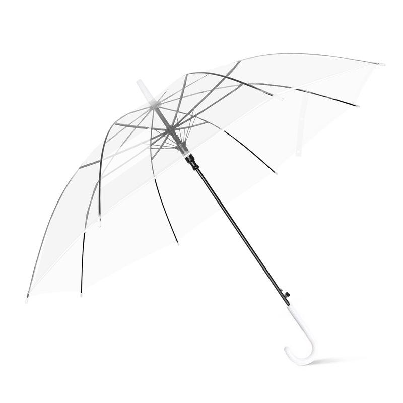 Самый продаваемый 8-спицевый японский прозрачный зонт с изогнутой ручкой - Идеально подходит для рисования, танцев и рекламного реквизита