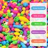 Non-Toxic 508/708/808/1008 Piece Multi-Shaped Diy Handmade Beaded Kit Toy Colorful Educational Snap Pop Beads Kits Lightweight Arts Crafts