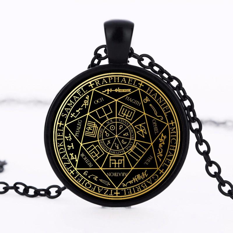 Печать семи архангелов, ожерелье-талисман, кулон, ювелирный амулет