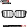 Черная глянцевая решетка радиатора с двойными ламелями для BMW 3 серии E36 LCI (1996-1999 гг.)