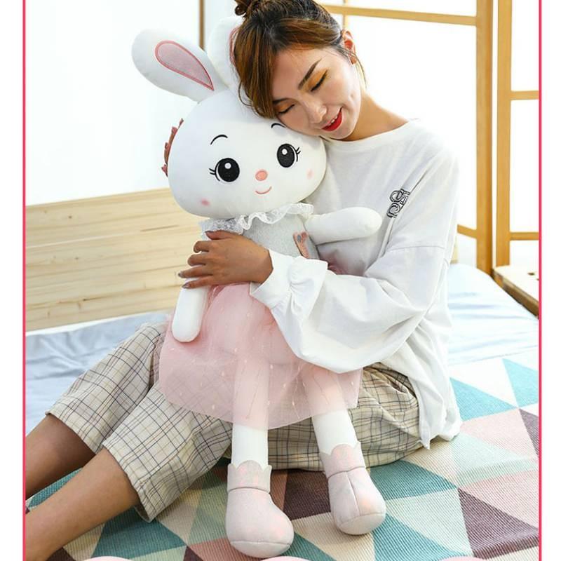 Rabbit Skirt Plush Toys Stuffed Dolls Sofa Room Decoration Kids Girl Gifts