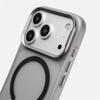 Металлическая линза Матовый матовый полупрозрачный Чехол для Magsafe для iPhone 17 Pro Max 17Pro 16 15 Pro Max Магнитная беспроводная зарядка Тонкий жесткий ПК чехол