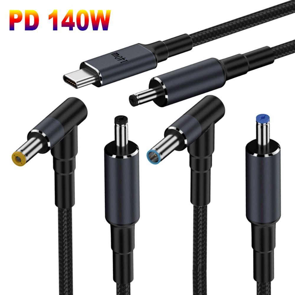 180CM Laptop USB Type C To DC Cable 20V 7A Power Supply Cord for HP/Dell/Asus Home Office
