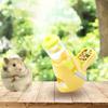 Hamster Water Feeder Small Animal Automatic Dispenser Drinking Water Bottle Bowls Dish with Food Container for Guinea Pig Rat