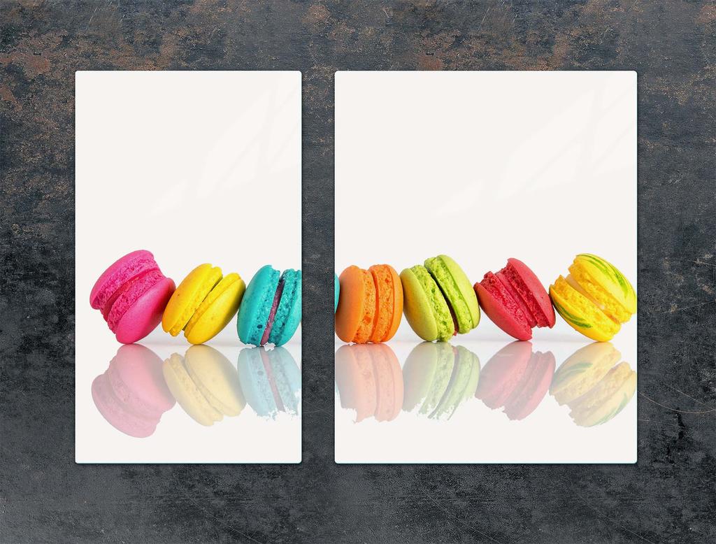 SZKLANA PŁYTA OCHRONNA NA KUCHENKĘ 70x52 KOLOROWA