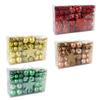 100 Pieces Christmas Baubles with ing Loop, Mixed Sizes Xmas