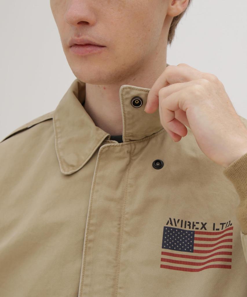 AVIREX COTTON A-2 FLYING ACE jacket men's L 180 khaki 783-5252043