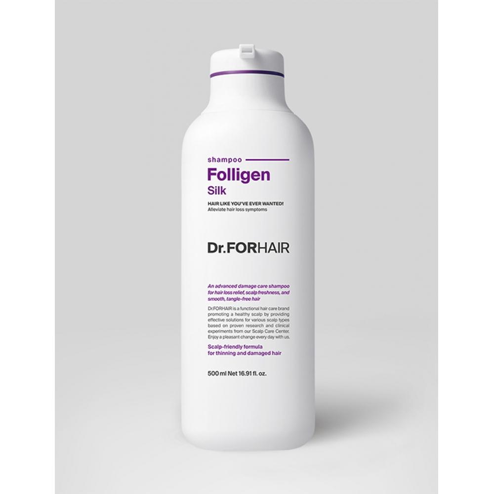Доктор. Для волос Polygen Silk Шампунь от выпадения волос + для поврежденных волос 500 мл