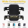 Universal Golf Cart Phone Holder Mount Compatible with EZGO/Club Car/Yamaha For IPhone/Galaxy/Huawei Quick Release/360° Rotatabl