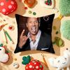 Dwayne The Rock JJohnson MMeme Cushion Cover Plush Fabric Soft DoubleSided Printed Sofa Warm Winter Home Gift Pillow Cover