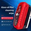 Красные салфетки для очистки масляной пленки с автомобильных стекол и зеркал