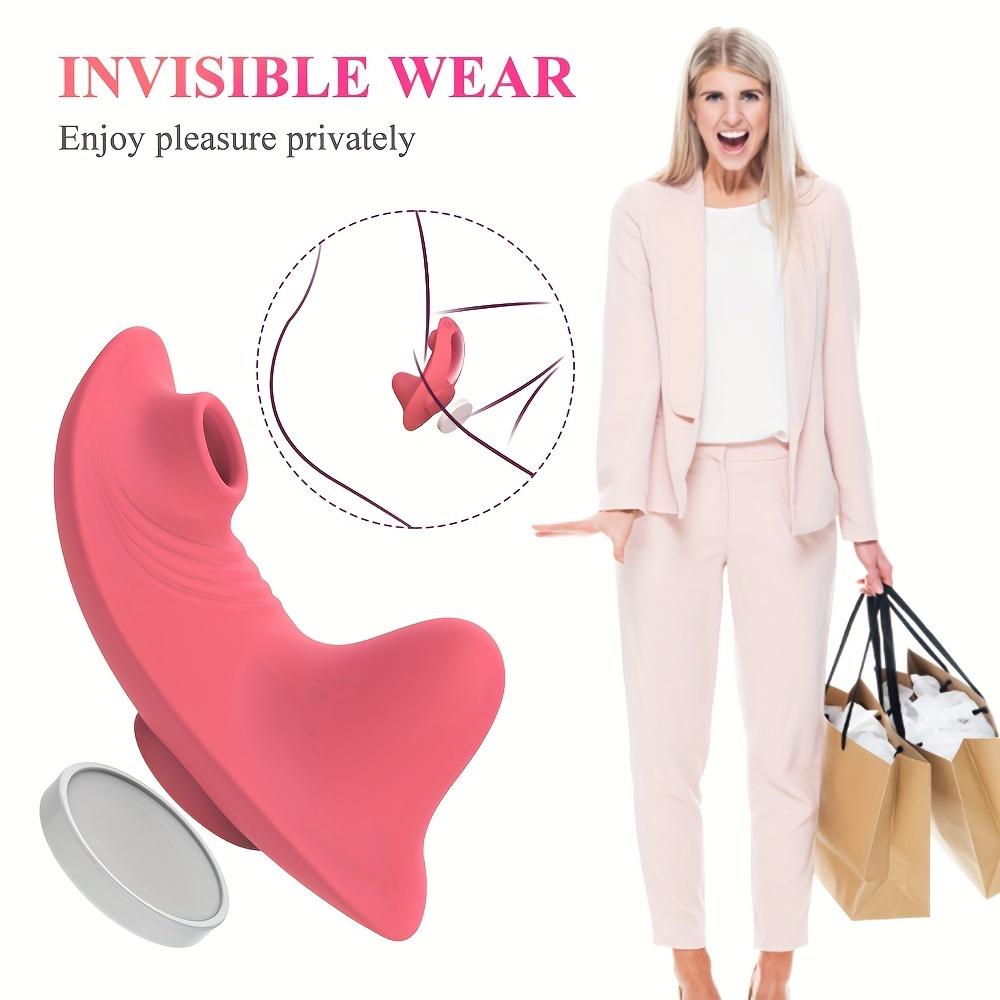 1 шт. носимый вибратор для сосания трусиков с сильным магнитным зажимом, клиторальный вибратор-бабочка с дистанционным управлением