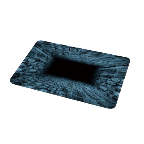 Ковер с оптической иллюзией Нескользящий 3D визуальная ловушка Напольный коврик Дизайн бездонной ямы Придверный коврик для прихожей Гостиной Игровой комнаты Офиса