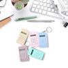 Mini Portable Calculator with Keychain Buckle 8 Digits Basic Calculator with Maze for Kids Students Birthday Party Favor