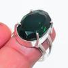 Хромовый диопсид Ручной работы Ювелирное изделие Кольцо из стерлингового серебра 925 пробы Размер 7.5 P9b98