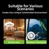 Energy Saving Camping Fan Light Super Quiet Hanging Fan  Lamp Electric Fan Night Lamp  Living Room