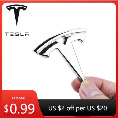 Автомобильная наклейка Для Tesla Model 3 S X Y Автомобильный интерьер Модификация эмблемы 1 шт. Наклейка на руль автомобиля Эмблема Дека