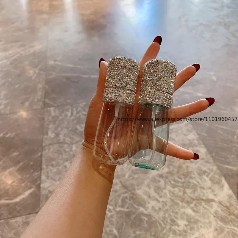 60 мл флакон-спрей для духов Bling Diamond прозрачный многоразовый распылитель пустая бутылка-распылитель портативный дорожный косметический контейнер